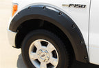 Rivet Style Fender Flare Set Front, Smooth, 2-Piece Set 2009-2014 Ford F-150 Fleetside Lund