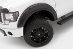 Rivet Style Fender Flare Set Front and Rear, Textured, 4-Piece Set 2009-2014 Ford F-150 Fleetside Lund