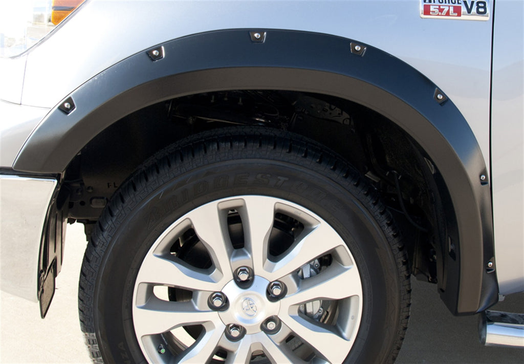 Rivet Style Fender Flare Set Front, Smooth, 2-Piece Set 2007-2013 Toyota Tundra Fleetside Lund