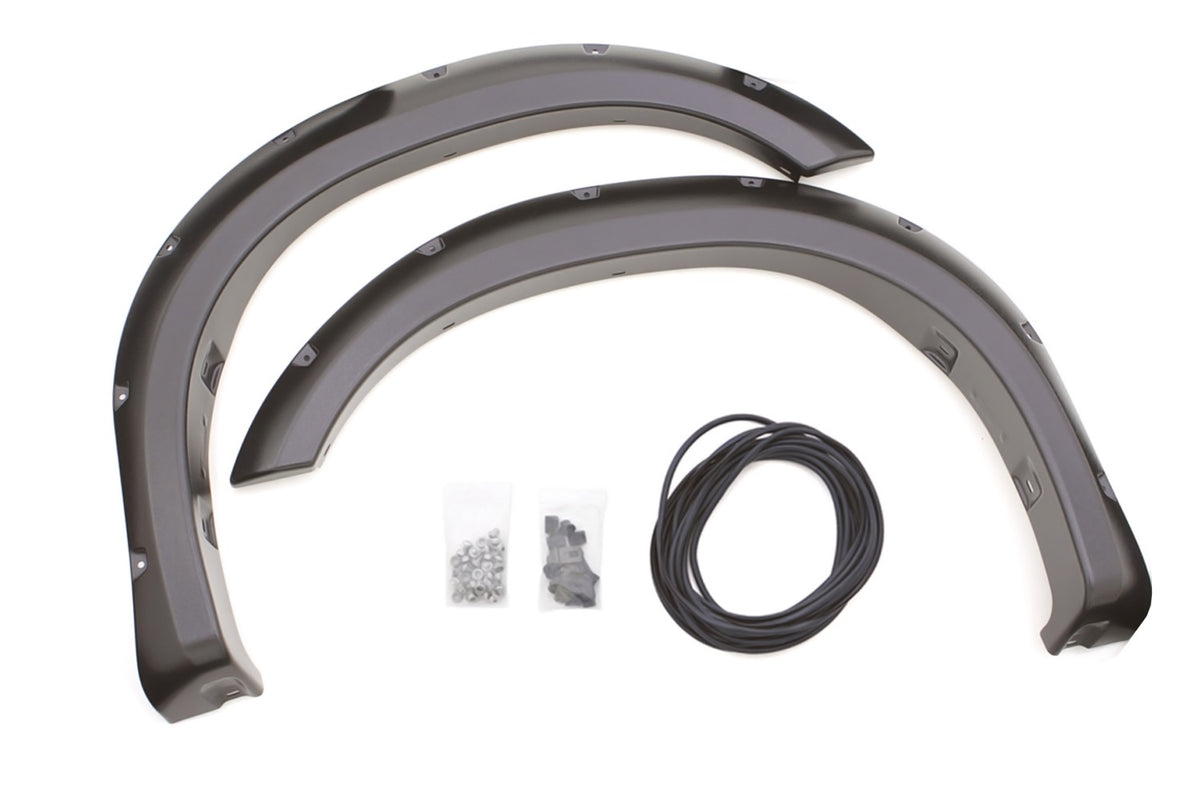 Rivet Style Fender Flare Set Front, Smooth, 2-Piece Set 2007-2013 Toyota Tundra Fleetside Lund