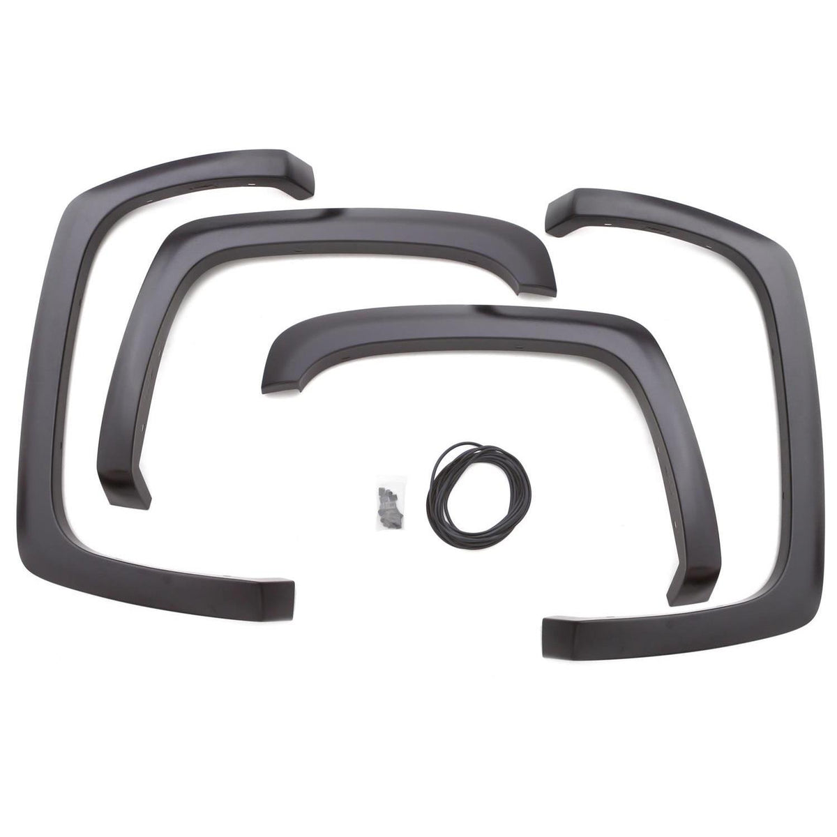 Sport Style Fender Flare Set Front and Rear, Textured, 4-Piece Set 2017-2020 Colorado 61.7 Bed Lund