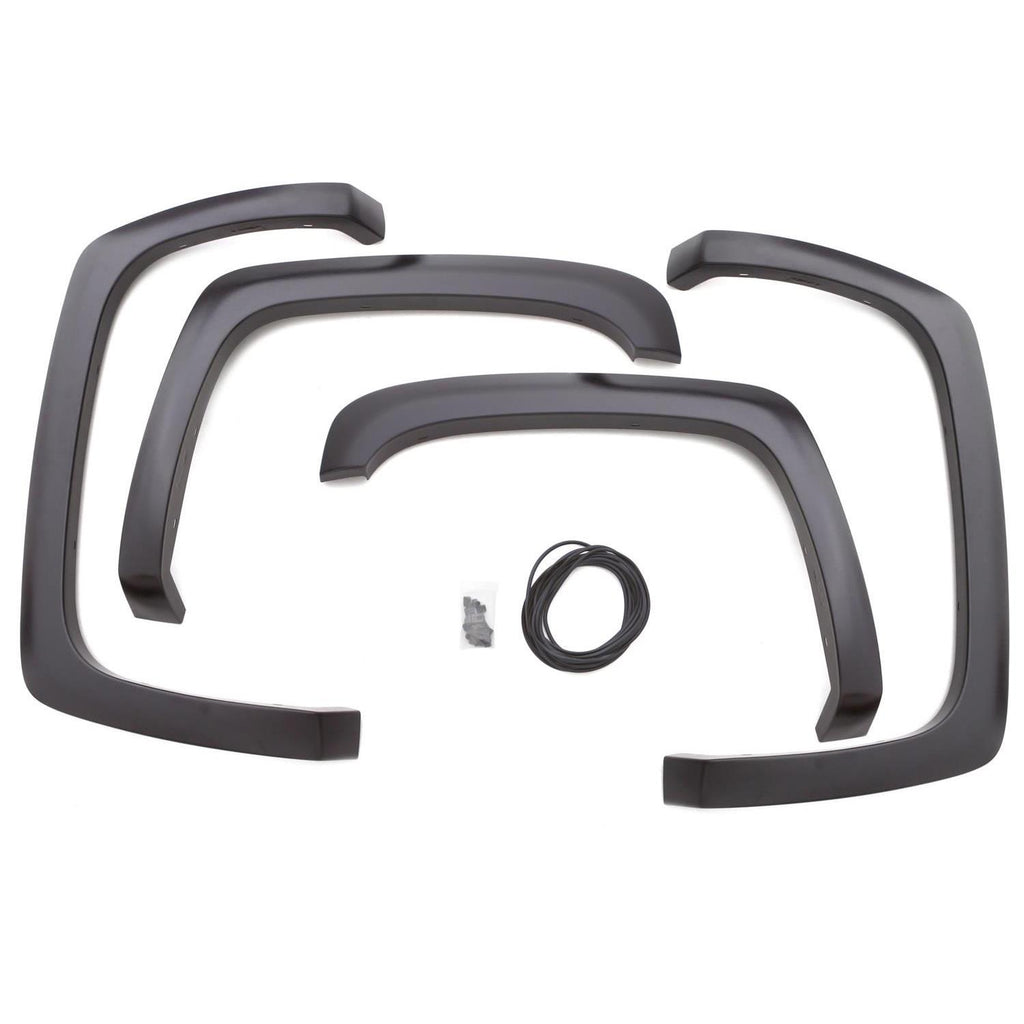Sport Style Fender Flare Set Front and Rear, Textured, 4-Piece Set 2007-2013 Sierra 1500 Fleetside Lund