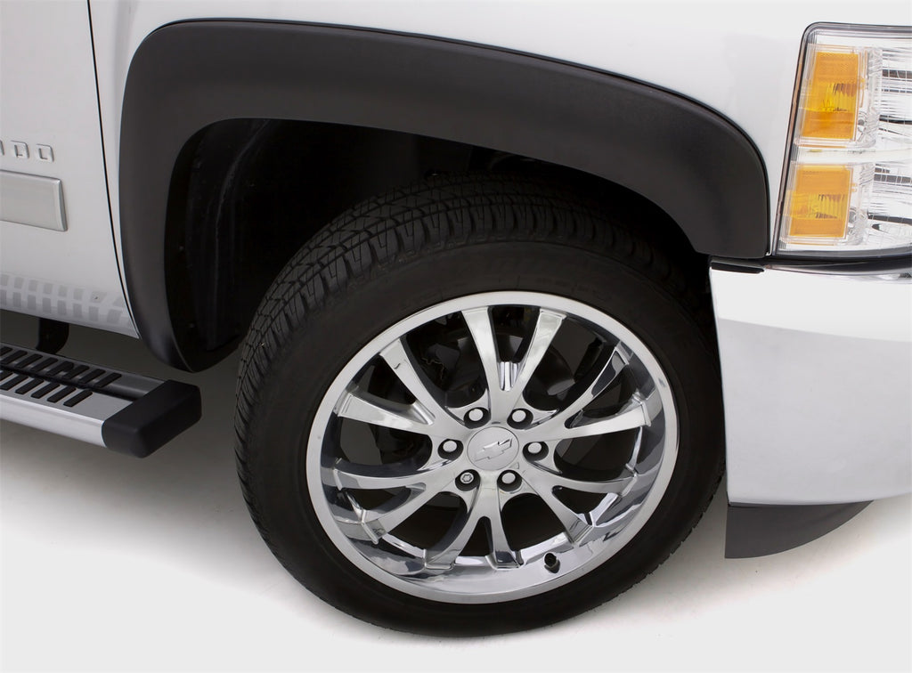 Sport Style Fender Flare Set Front, Textured, 2-Piece Set 2015-2019 Silverado/Sierra 2500 HD/3500 HD Fleetside 78.8 Bed Lund