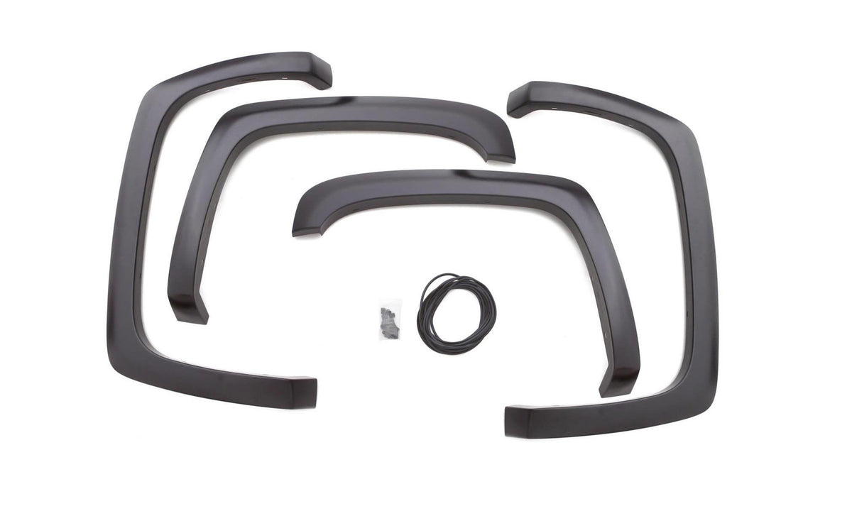Sport Style Fender Flare Set Front and Rear, Smooth, 4-Piece Set 2014-2015 Sierra 1500 Fleetside Lund