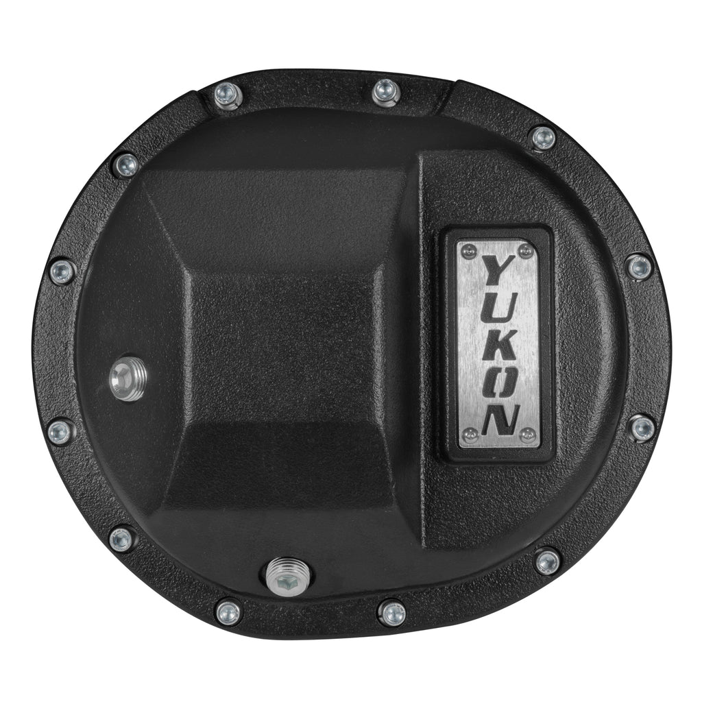 Hardcore Differential Cover For GM 9.5 Inch & 9.76 Inch Rear Differentials GM 9.5 Inch & 9.76 Inch Rear Nodular Iron Differential Cover 12 Bolt 2014+ Yukon Gear