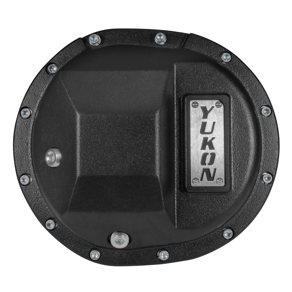 Hardcore Differential Cover For GM 9.5 Inch & 9.76 Inch Rear Differentials GM 9.5 Inch & 9.76 Inch Rear Nodular Iron Differential Cover 12 Bolt 2014+ Yukon Gear