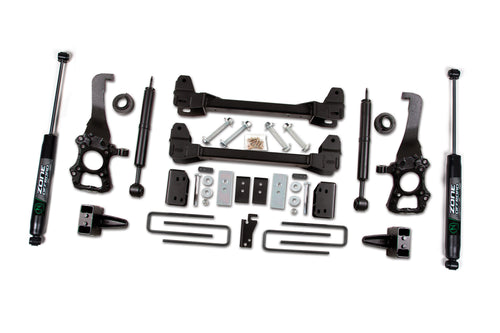09-13 Ford F-150 2WD 6 Inch Kit 4 Inch Rear Block With Nitro Shocks Zone Offroad