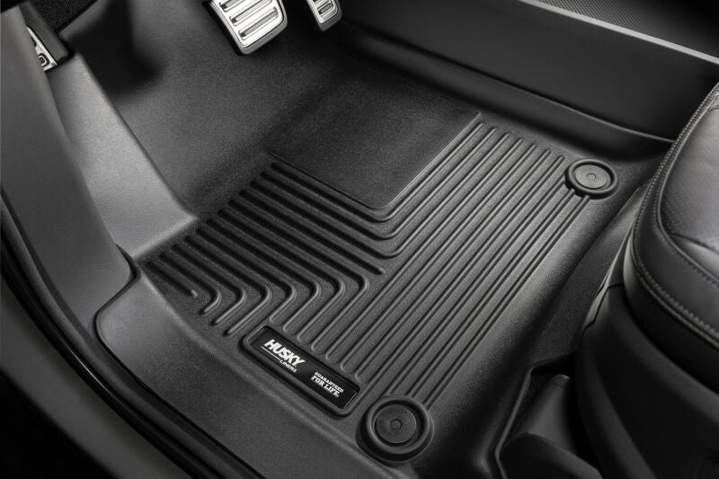 Husky Liners 21-23 Ford F-150 CC SC X-Act Contour Front & Second Row Seat Floor Liners - Black