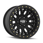 Dirty Life DT-3 17X9 6x139.7 -12 Offset - Satin Black w/ Simulated Beadlock