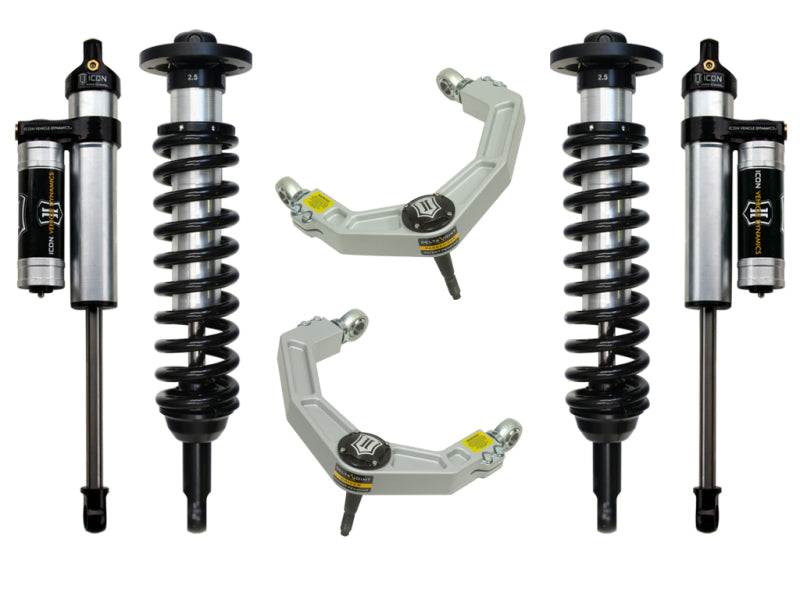 ICON 04-08 Ford F150 2WD 0-2.63in Stage 3 Suspension System w/ Billet Uca