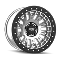 Dirty Life DT-3 17X9 5x127 -38 Offset - Machined Finish w/ Simulated Beadlock