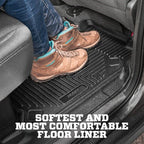 Husky Liners 21-23 Ford F-150 CC SC X-Act Contour Front & Second Row Seat Floor Liners - Black