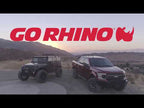 SRM300 80 Inch Long Flat Platform Rack With Trail Rail Kit Textured Black Go Rhino
