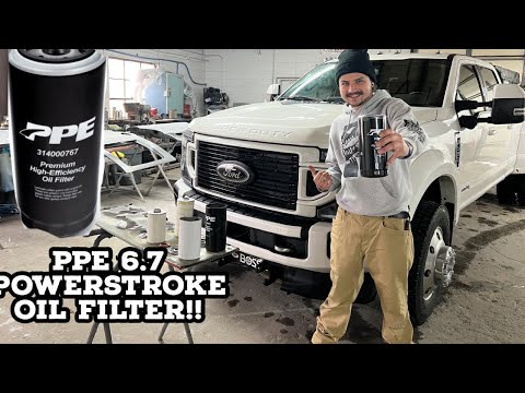 11-23 Ford Superduty 6.7L Powerstroke Premium High-Efficiency Engine Oil Filter PPE Power