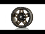 Aluminum Wheels 18X9 Anza D583 6 On 139.7 Bronze 108 Bore 1 Offset 5 Spoke Fuel Off Road Wheels