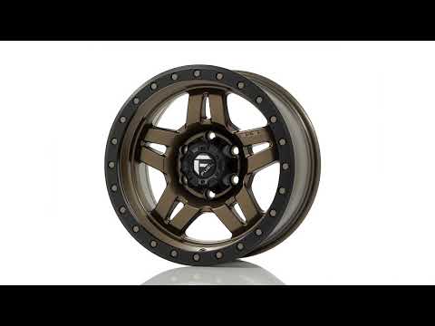 Aluminum Wheels 18X9 Anza D583 6 On 139.7 Bronze 108 Bore 1 Offset 5 Spoke Fuel Off Road Wheels